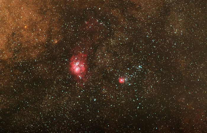 M8&amp;amp; M20 La lagune et la trifide
