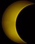 Eclipse et détails de l'activité solaire
