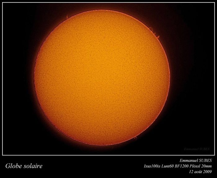 Globe solaire