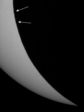 Eclipse et relief lunaire (petite échelle)