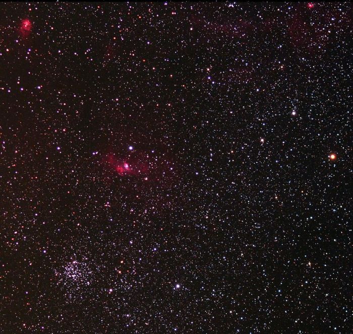 M52 et Bubble Nebula