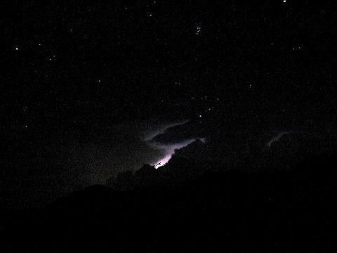 Orage dans le Taureau