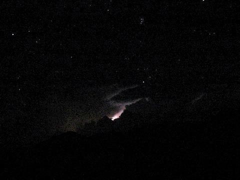 Orage dans le Taureau