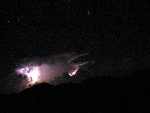 Orage dans le Taureau