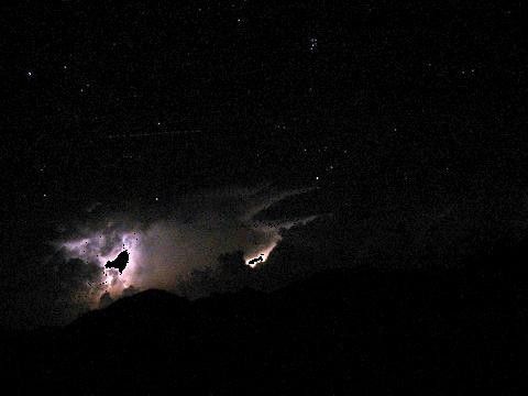 Orage dans le Taureau