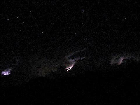 Orage dans le Taureau