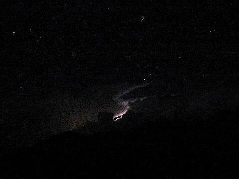 Orage dans le Taureau