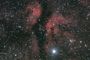 Nébulosités autour de gamma du cygne