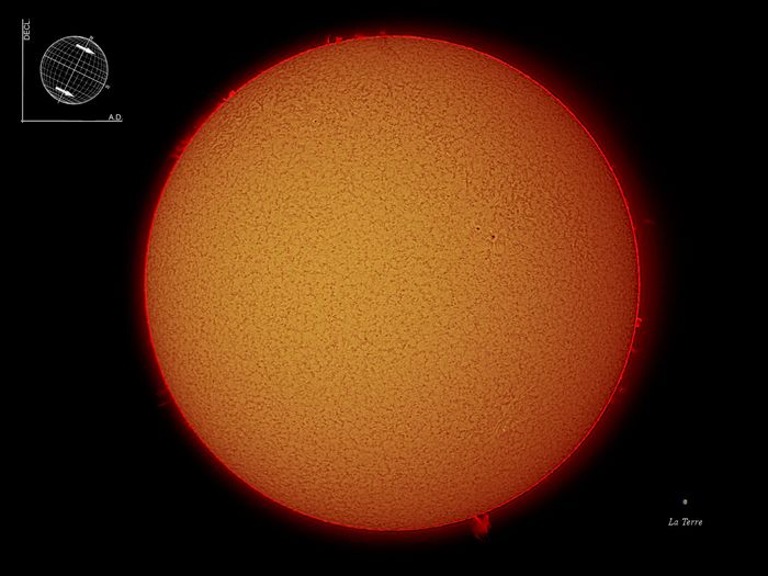 Soleil 6 avril 2010 1400x1050 pixels