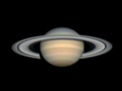 Saturne  le 14 Mars 2007 ... colorisé !