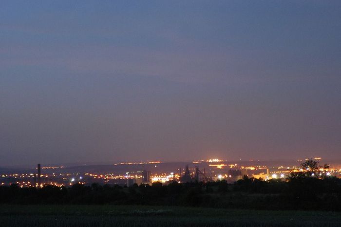 nuit tombante sur le Luxembourg