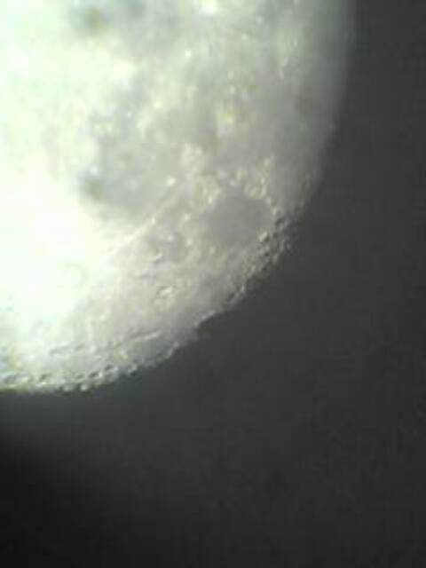 lune avec l'apn de mon portable!