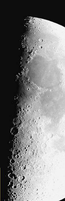 Mozaique du terminateur lunaire