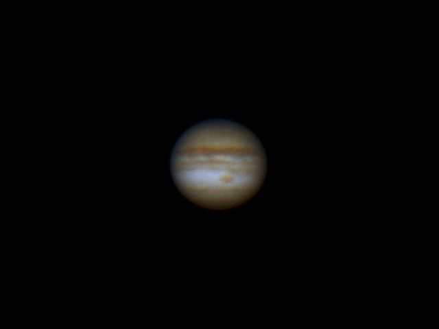 Jupiter, 1er essai de ma 100ED en planétaire