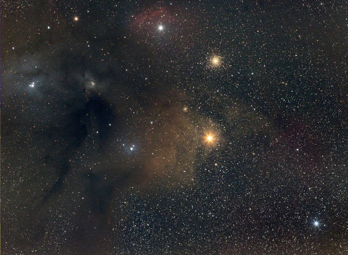 nébulosités autour d'antarès/rho ophiucus