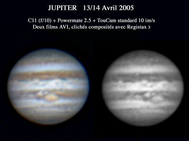 un double Jupiter encore (avec Barlow 2.5)