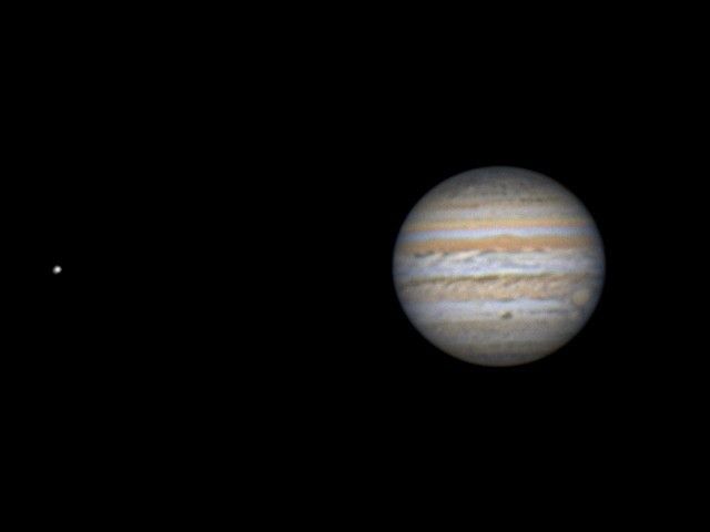 Jupiter le 29 Juin (colorisé bis)