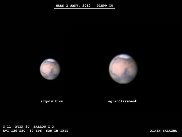 Mars 2 janv 2010