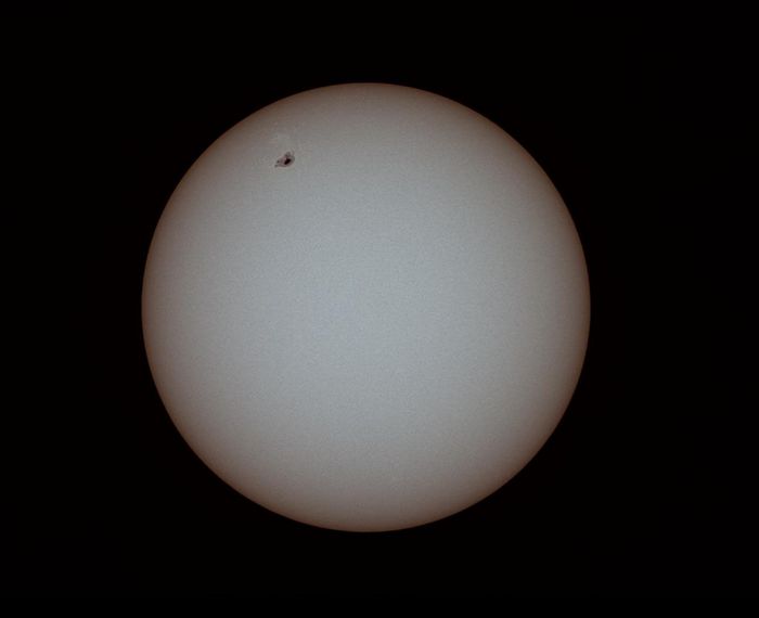 Soleil entier à la lunette Achro