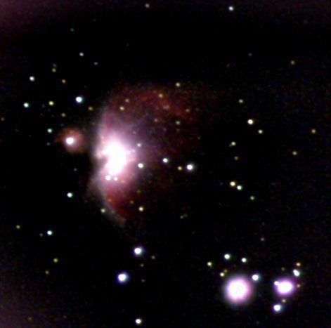 Orion à la webcam en parallèle