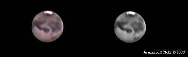 Image CCD de Mars