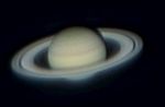 Saturne dans la brume...