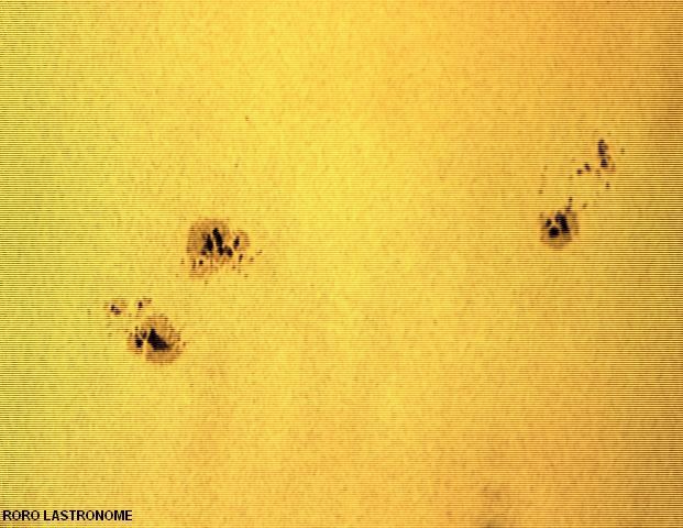 BALLES TACHES SOLAIRE DU 16.05.2004