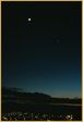 croissant lunaire et l'étincelante vénus