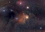 nébulosités autour d'antares/rho ophiucus