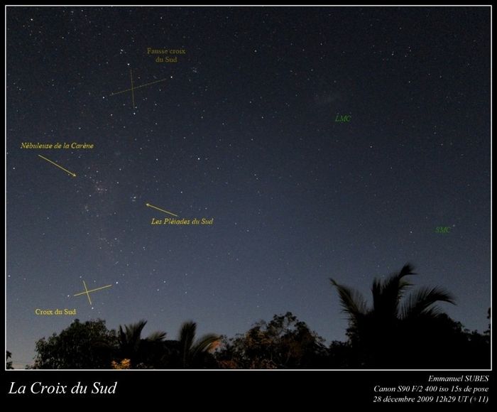 La Croix du Sud et sa région du ciel austral