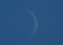 Vénus de jour près de la Lune au 300 mm