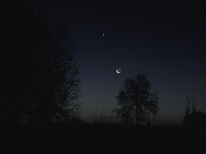 la lune ,venus et mars du10 dec 2004