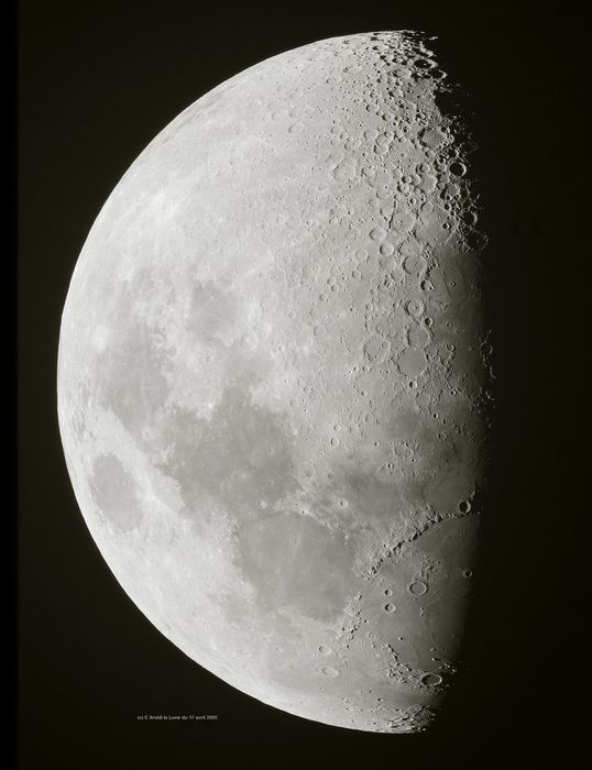 La Lune le 17 avril 2005