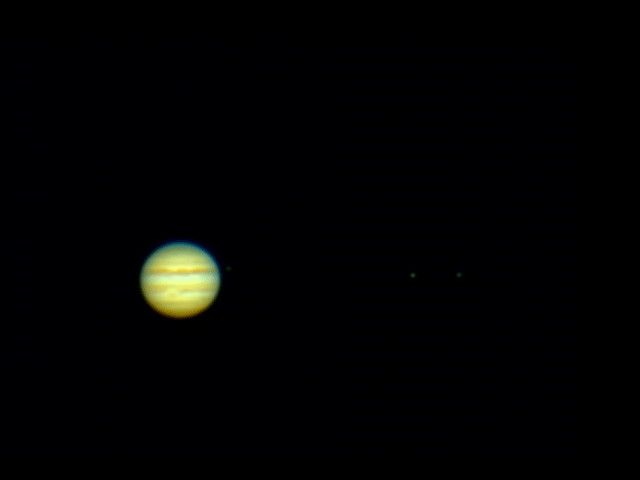 jupiter et satellitesen couleurs