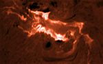 Le soleil en colère - éruption au H alpha