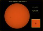 Souvenir de la tache solaire 756