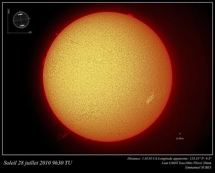 Soleil 28 juillet 2010