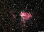 La nébuleuse Oméga - le Cygne - M17