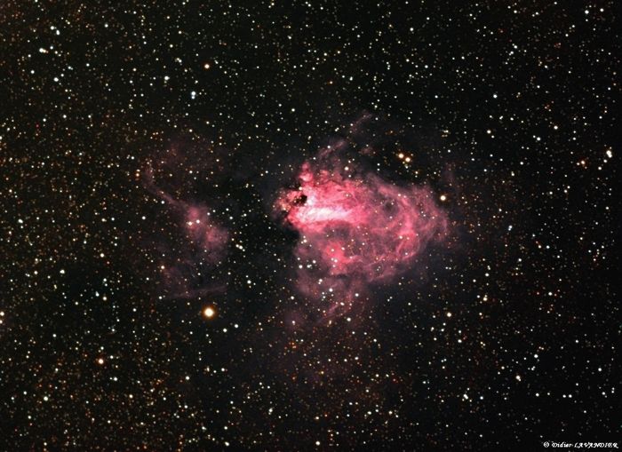 La nébuleuse Oméga - le Cygne - M17