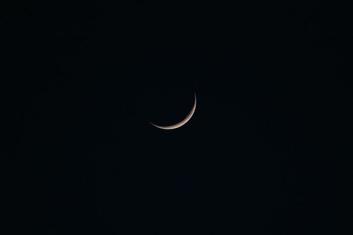 Croissant de lune du 09.02.2008