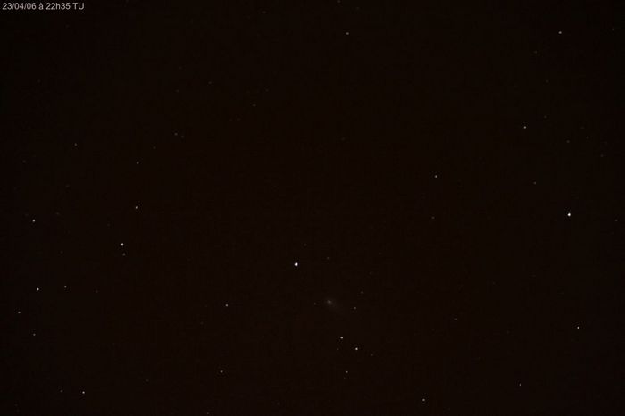 P73 SW noyau C à 22h35 TU