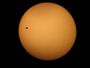 Le soleil derrière vénus