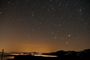 Lever d'étoiles sur la mer de nuages