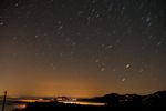 Lever d'étoiles sur la mer de nuages