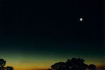 éclipse en paysage zambien