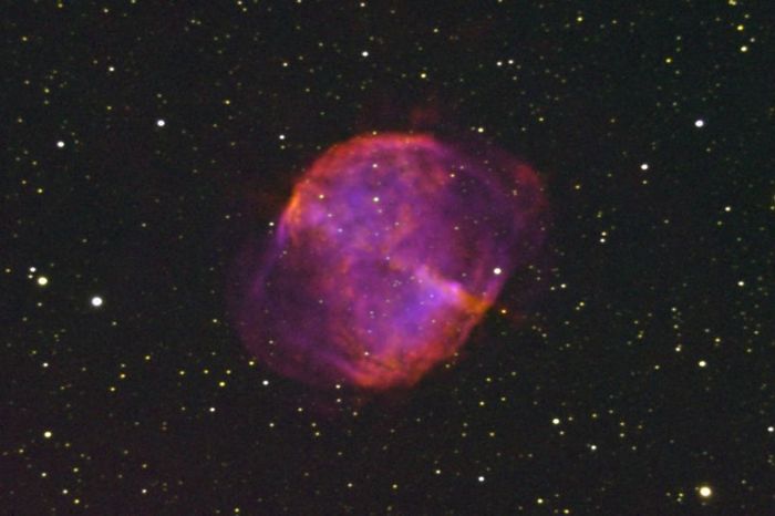 M27 HA SII OIII