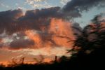 coucher de soleil en voiture;)