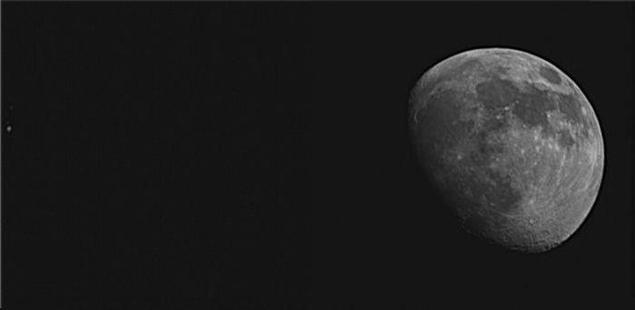 Lune et Jupiter (19 Mai 2005)