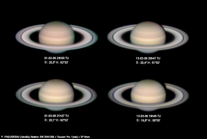 Saturne hiver 2006