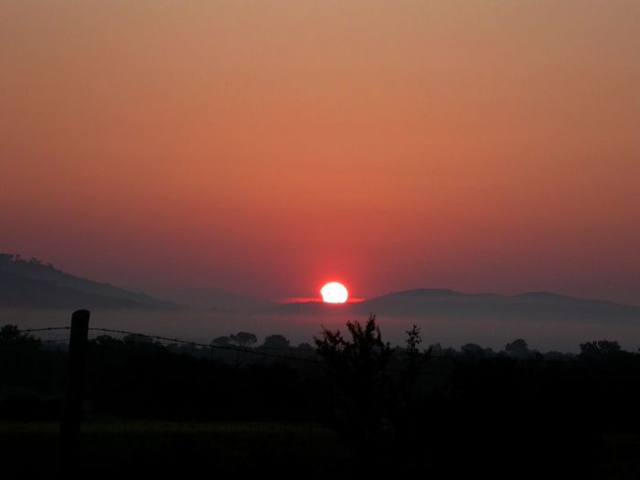 Lever d'éclipse partielle
